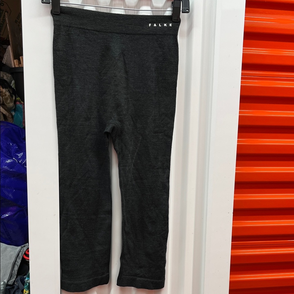 Falke Black Ribbed Men's Joggers